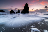 Rodeo Beach Sunset, Marin County Headlands, San Francisco, California