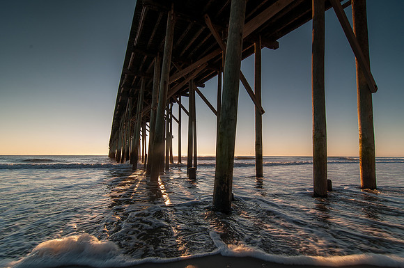 Carolina Beach Fishing Pier Sunrise, NC