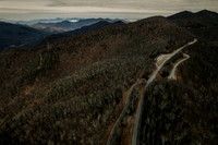 Blue Ridge Parkway Drone Shot