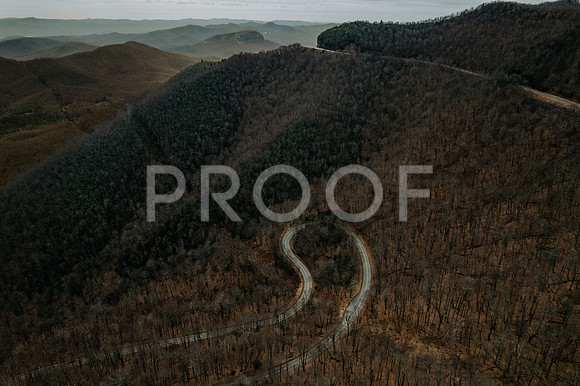 Looking South on the Blue Ridge Parkway